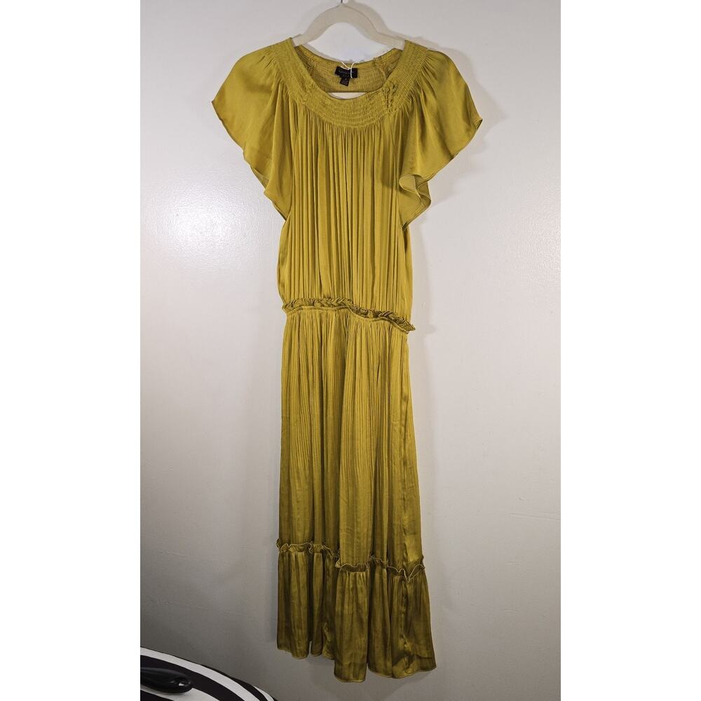 Anthropologie Mustard Yellow Maxi Dress - Picture 4 of 8